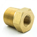 AutoMeter 2284 FITTING; ADAPTER; 3/8in. NPT MALE; 1/8in. NPT FEMALE; BRASS - Truck Part Superstore