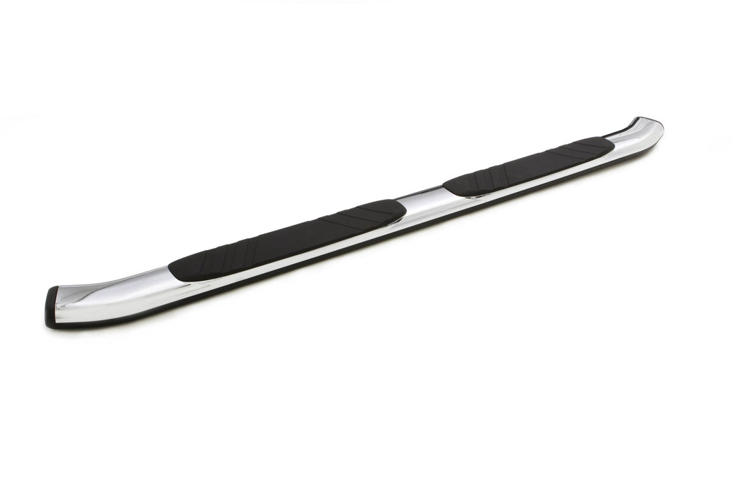 Lund 22858775 5 Inch Oval Bent Nerf Bar; Incl. Brackets; Chrome; 87 in.; - Truck Part Superstore