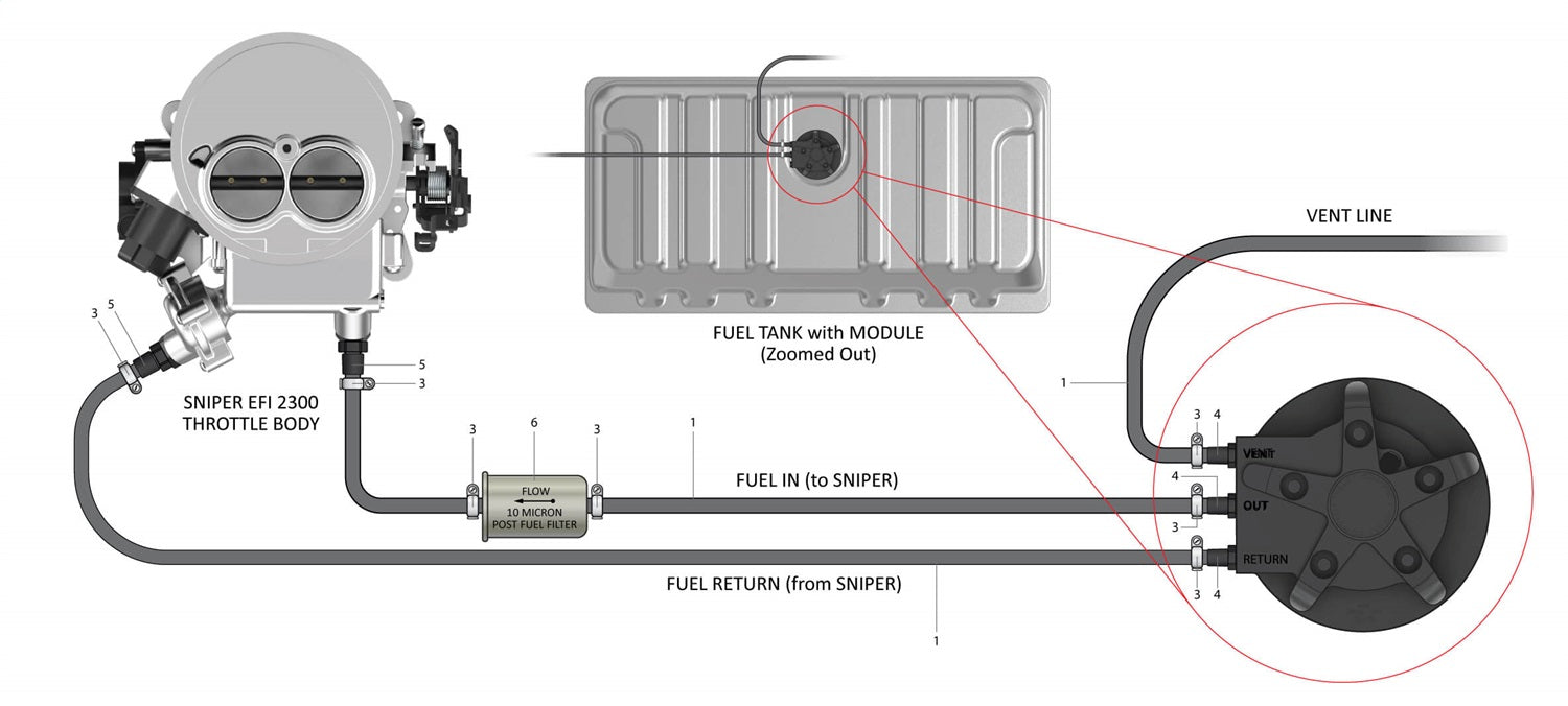 Holley EFI 550-850D Sniper EFI 2300 Master Kit - Truck Part Superstore