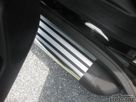 Romik 23014418 2015-2019 Subaru Outback SUV Running Boards RB2-S Side Steps Stainless Steel Silver Romik - Truck Part Superstore