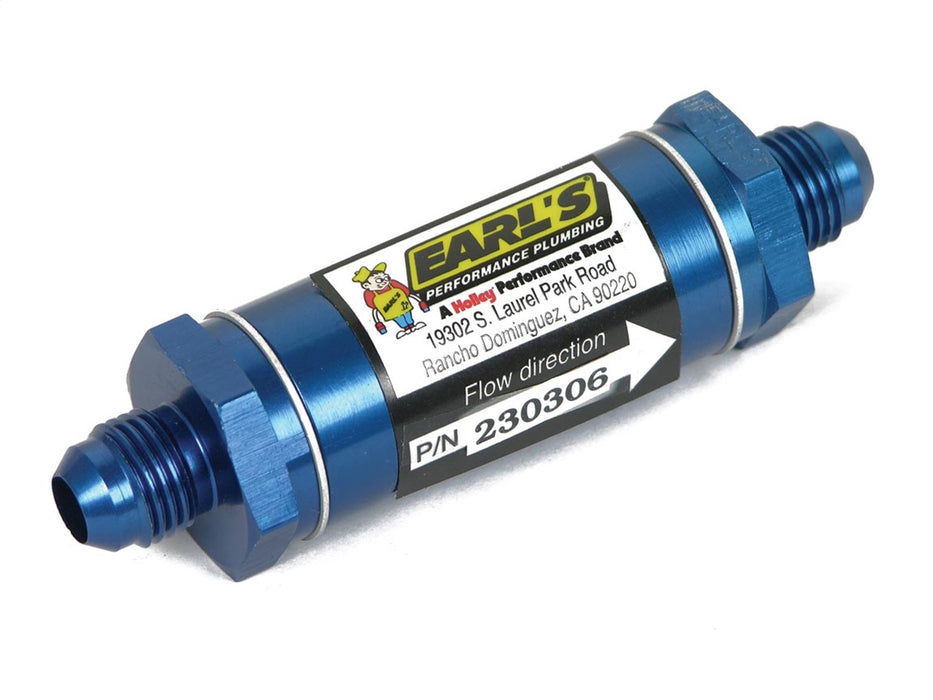 Earl's Performance 230306ERL Aluminum In-Line Oil Filter - Truck Part Superstore