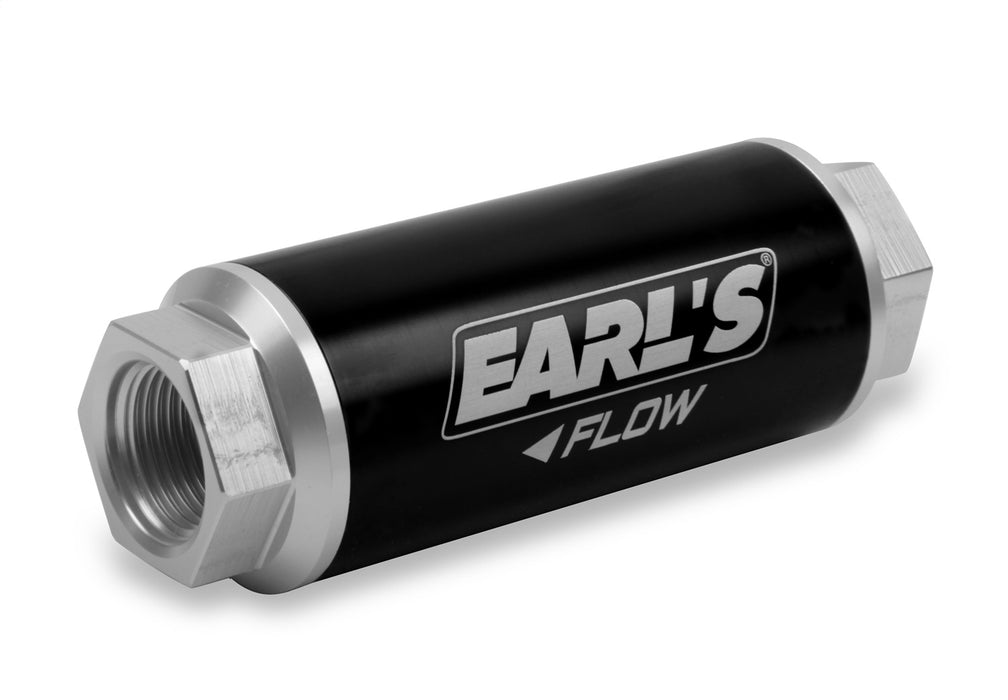 Earl's Performance 230610ERL Billet Aluminum In-Line Fuel Filter - Truck Part Superstore