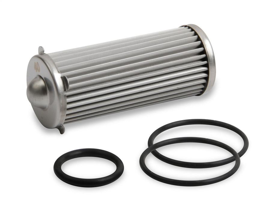 Earl's Performance 230619ERL Fuel Filter Element; Replacement; 260 GPH; 40 Micron For Use w/PN[230620ERL]; - Truck Part Superstore