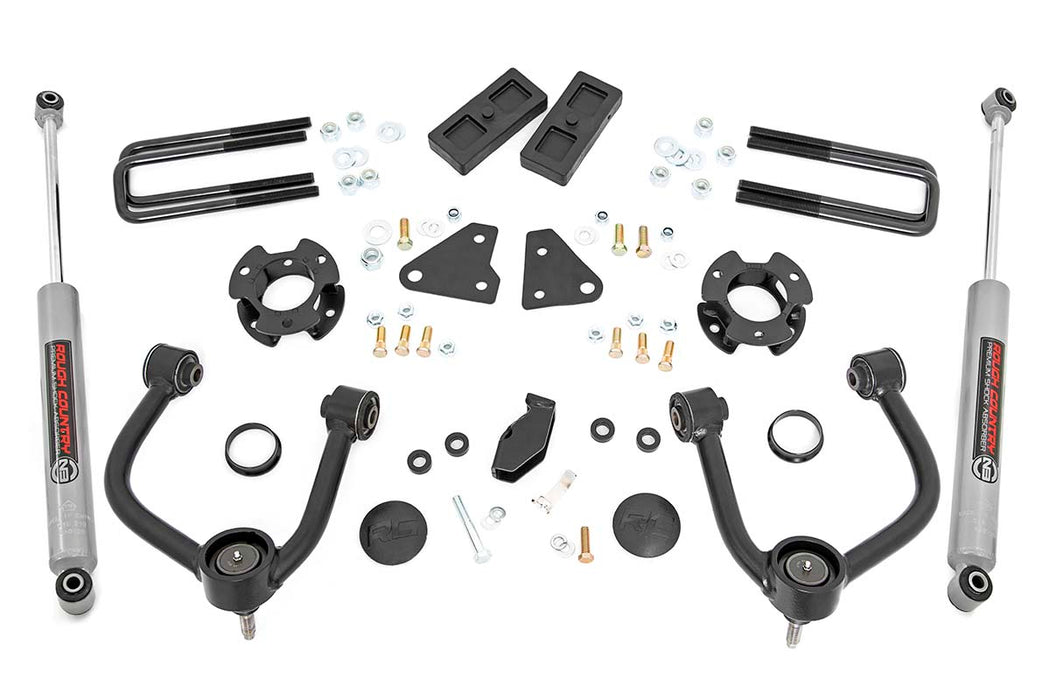 Rough Country 500010 3.5 Inch Leveling Kit w/N3 Shocks 19-20 Ranger 4WD Rough Country - Truck Part Superstore