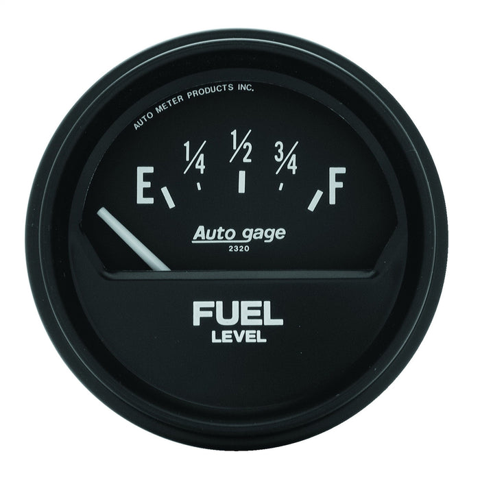 AutoMeter 2315 GAUGE; FUEL LEVEL; 2 5/8in.; 73OE TO 10OF; ELEC; BLACK; AUTOGAGE - Truck Part Superstore