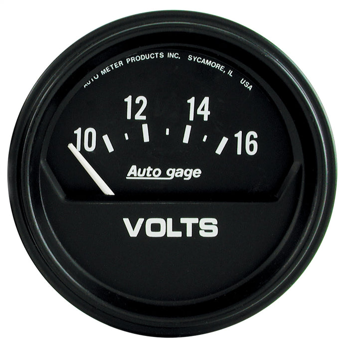 AutoMeter 2319 GAUGE; VOLTMETER; 2 5/8in.; 16V; ELEC; BLACK; AUTOGAGE - Truck Part Superstore