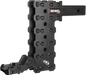 GEN-Y Hitch GH-13055X PHANTOM-X 2" Hollow Shank 9.5" Drop .7K TW 7K Hitch & Platinum Ball Mount - Truck Part Superstore