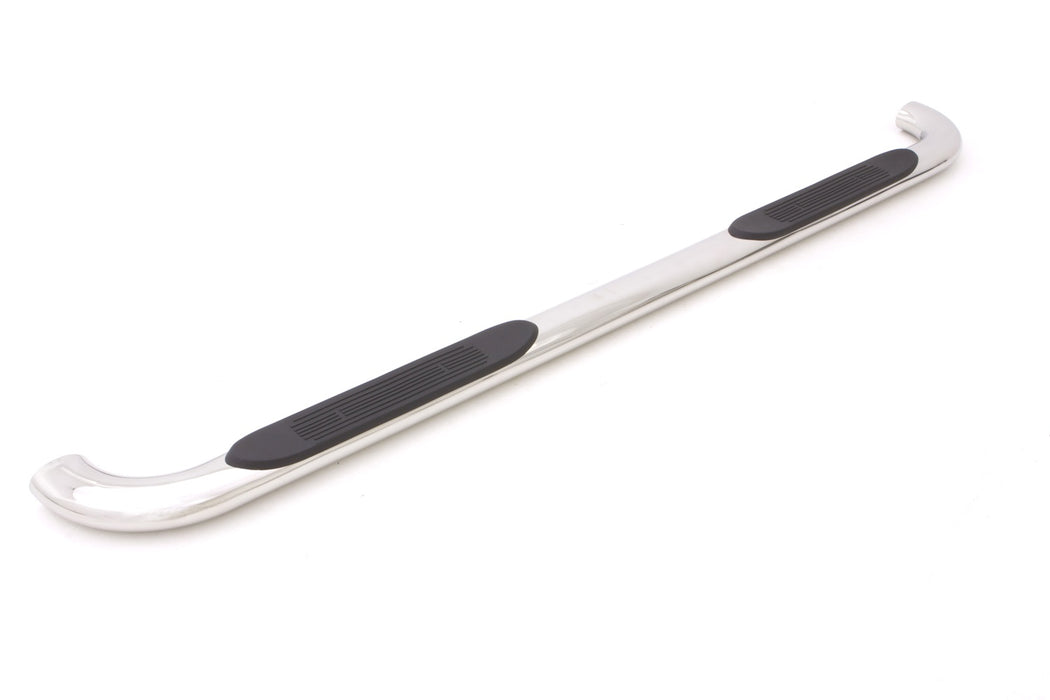 Lund 23275771 4 Inch Oval Bent Nerf Bar; Incl. Brackets; Stainless Steel; - Truck Part Superstore