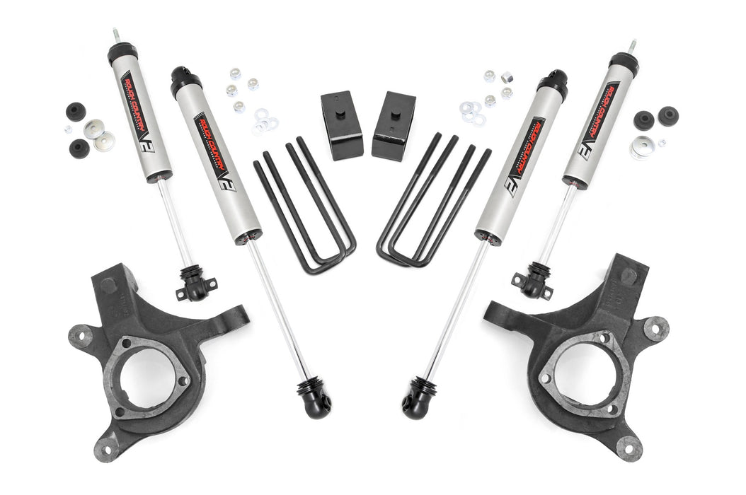 Rough Country 23277 3.0 Inch GM Suspension Lift Kit w/V2 Shocks For 99-06 1500 PU 2WD Rough Country - Truck Part Superstore
