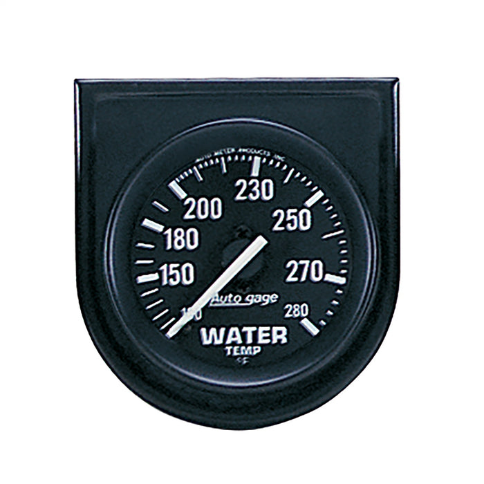 AutoMeter 2333 GAUGE CONSOLE; WATER TEMP; 2in.; 280deg.F; BLK DIAL; BLK BEZEL; AUTOGAGE - Truck Part Superstore