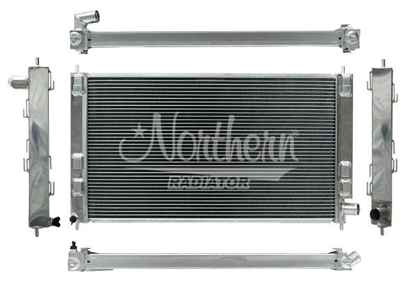 Northern Radiator 205240 Sport Compact Radiator - 31 1/2 x 16 3/4 x 2 1/4 - Truck Part Superstore