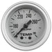 AutoMeter 2335 GAUGE CONSOLE; TEMPERATURE; 2 1/16in.; 280deg.F; SLVR DIAL; SLVR BEZEL; AUTOGAGE - Truck Part Superstore