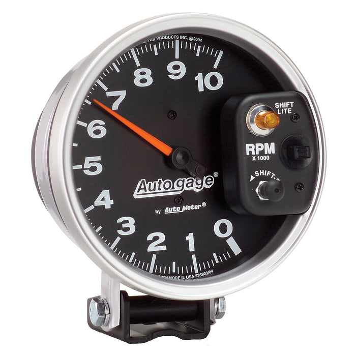 AutoMeter 233903 GAUGE; TACHOMETER; 5in.; 10K RPM; PEDESTAL W/INT. SHIFT LIGHT; BLACK; AUTO GAGE - Truck Part Superstore