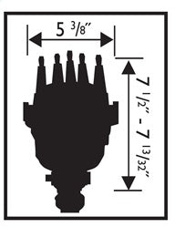 MSD 23451 Cam Sync Hall-Effect Distributor - Truck Part Superstore