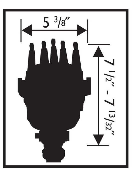 MSD 23451 Cam Sync Hall-Effect Distributor - Truck Part Superstore