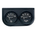 AutoMeter 2345 GAUGE CONSOLE; OILP/WTMP; 2in.; 100PSI/280deg.F; BLK DIAL; BLK BZL; AUTOGAGE - Truck Part Superstore