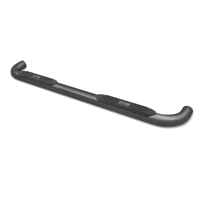 Lund 23474754 4 Inch Oval Bent Nerf Bar; Incl. Brackets; Black; - Truck Part Superstore