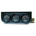 AutoMeter 2348 GAUGE CONSOLE; OILP/WTMP/VOLT; 2in.; 100PSI/280deg.F/16V; BLK DIAL; BLK BZL; AG - Truck Part Superstore