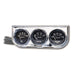 AutoMeter 2349 GAUGE CONSOLE; OILP/WTMP/VOLT; 2in.; 100PSI/280deg.F/16V; BLK DIAL; CHROME BZL; - Truck Part Superstore