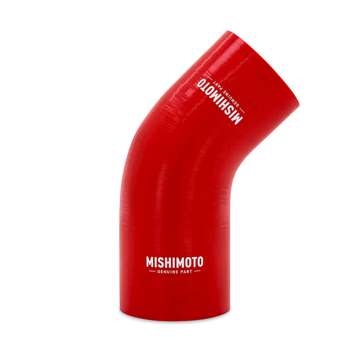 Mishimoto MMCP-R45-30325RD Mishimoto 45-Degree Silicone Transition Coupler, 3.00-in to 3.25-in, Red - Truck Part Superstore