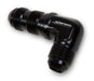 Holley 23506063 Flare Bulkhead; -6AN; 90 Deg.; Black; - Truck Part Superstore