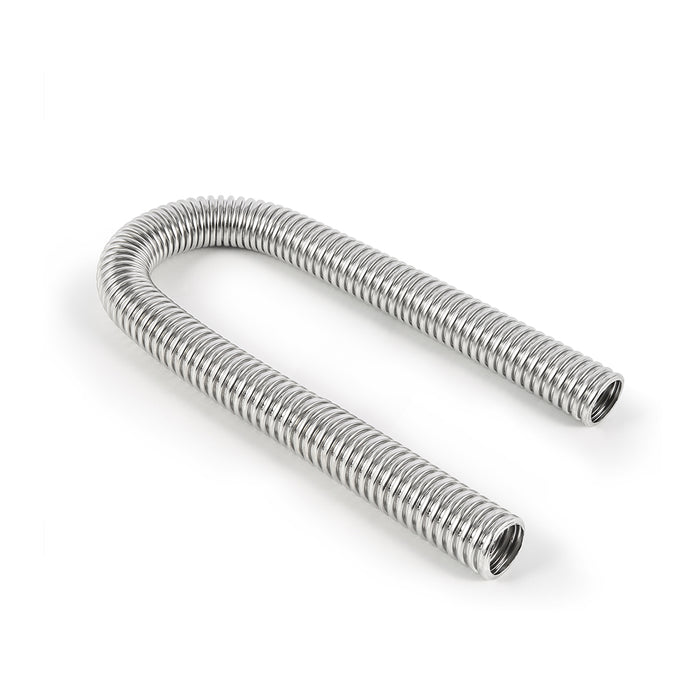 Mishimoto MMAH-U36C Universal Flexible Stainless Steel Radiator Hose Kit, 36", Chrome - Truck Part Superstore