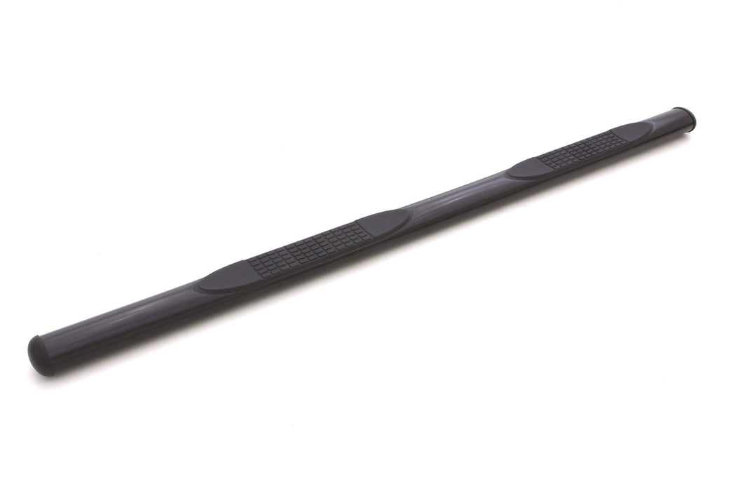 Lund 23678176 4 Inch Oval Straight Nerf Bar; Incl. Brackets; Black; - Truck Part Superstore