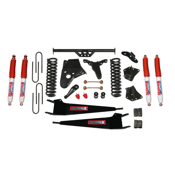 Skyjacker 236BHK-AH Suspension Lift Kit w/Shock 6 Inch Lift Incl. Front Springs Radius Arm Brackets Pitman Arm Bump Stops Sway Bar End Links Rear U Bolt Kit Rear Blocks Skyjacker - Truck Part Superstore