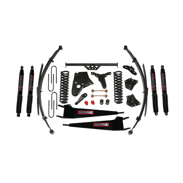 Skyjacker 236BHKS-AB Suspension Lift Kit w/Shock Black MAX Shocks 6 Inch Lift Incl. Front/Rear Springs Radius Arm Brackets Pitman Arm Bump Stops Sway Bar End Links Rear U Bolt Kit Skyjacker - Truck Part Superstore
