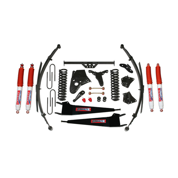 Skyjacker 236BHKS-AH Suspension Lift Kit w/Shock 6 Inch Lift Incl. Front/Rear Springs Radius Arm Brackets Pitman Arm Bump Stops Sway Bar End Links Rear U Bolt Kit Skyjacker - Truck Part Superstore