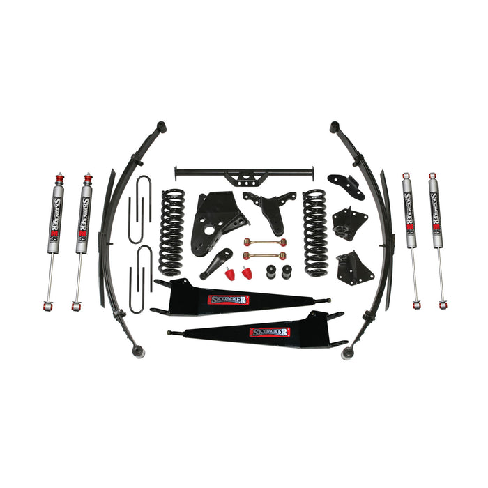 Skyjacker 236BHKS-AM Suspension Lift Kit w/Shock M95 Performance 6 Inch Lift Incl. Front/Rear Springs Radius Arm Brackets Pitman Arm Bump Stops Sway Bar End Links Rear U Bolt Kit Skyjacker - Truck Part Superstore