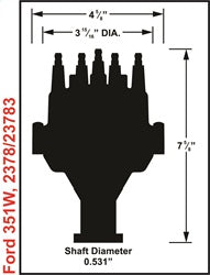 MSD 2378 Pro-Billet EFI Dual Sync Distributor - Truck Part Superstore