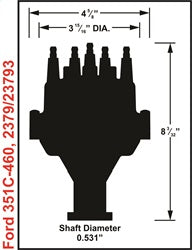 MSD 2379 Pro-Billet EFI Dual Sync Distributor - Truck Part Superstore