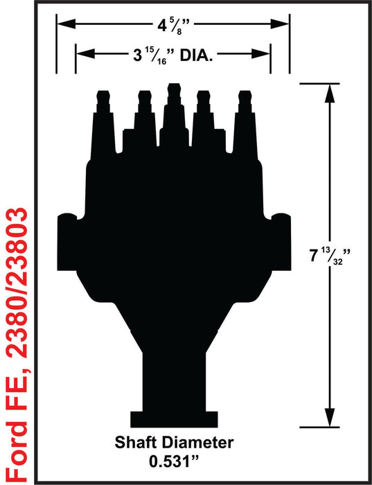 MSD 2380 Pro-Billet EFI Dual Sync Distributor - Truck Part Superstore