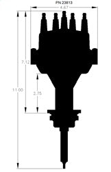 MSD 23813 Pro-Billet EFI Dual Sync Distributor - Truck Part Superstore