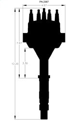 MSD 2387 Pro-Billet EFI Dual Sync Distributor - Truck Part Superstore