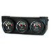 AutoMeter 2391 GAUGE CONSOLE; OILP/WTMP/VOLT; 1.5in.; 100PSI/280deg.F/18V; ELEC BK DIAL; BK BZL - Truck Part Superstore