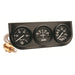 AutoMeter 2393 GAUGE CONSOLE; OILP/WTMP/AMP; 2in.; 100PSI/280deg.F/60A; BLK DIAL; BLK BZL; AUTO - Truck Part Superstore