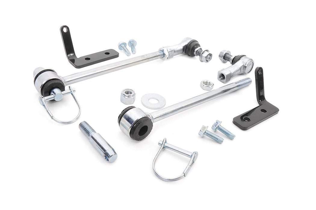 Rough Country 1029 Jeep Front Sway Bar Disconnects 2.5 Inch 07-18 Wrangler JK Rough Country - Truck Part Superstore