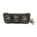 AutoMeter 2396 GAUGE CONSOLE; OILP/WTMP/VOLT; 1.5in.; 100PSI/280deg.F/18V; MECH BK DIAL; BK BZL - Truck Part Superstore
