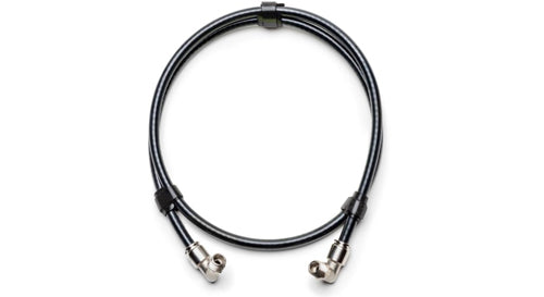 Up Down Air 24-2112 Air Brake Tubing 24 Inch of Hi Temp Air Brake Tubing And 2 Each 90 Degree 3/8 Inch Swivel Push to Connect Fittings UP Down Air - Truck Part Superstore