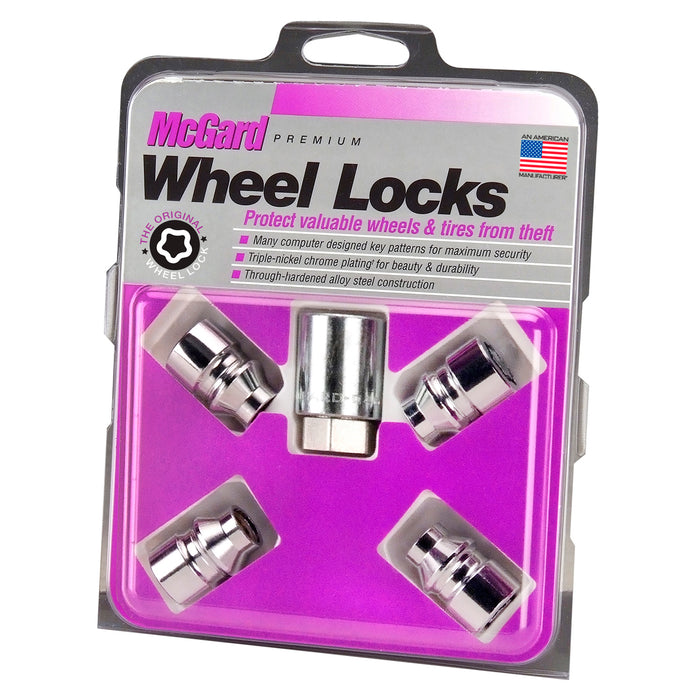 McGard 24022 Cone Seat Exposed Style Wheel Locks-Chrome - Truck Part Superstore