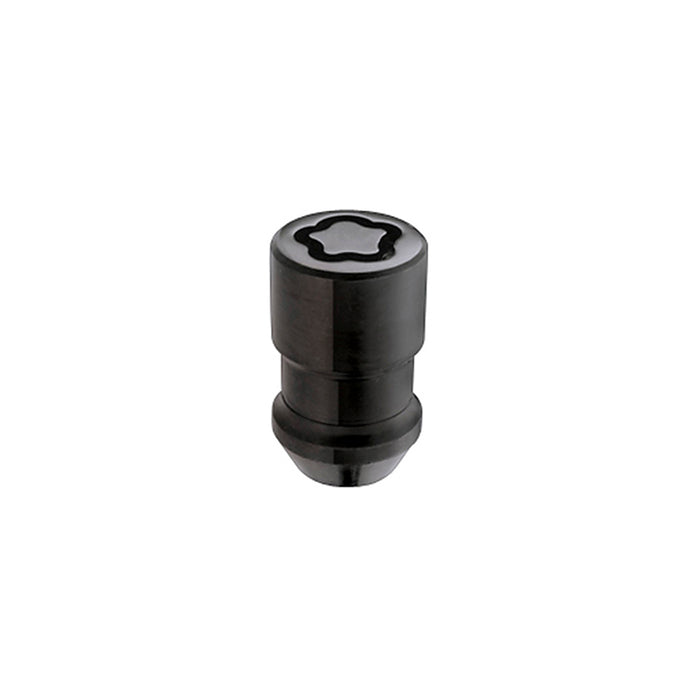 McGard 24025 Black Cone Seat Wheel Lock Set (1/2-20 Thread Size) - Set of 4 Locks and 1 Key - Truck Part Superstore
