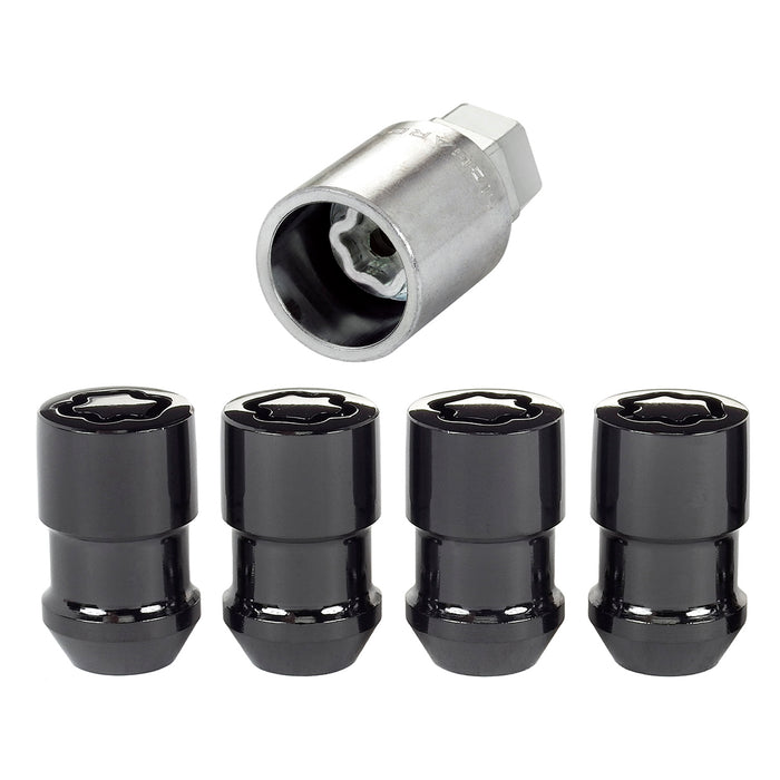 McGard 24026 Cone Seat Exposed Style Wheel Locks-Black - Truck Part Superstore