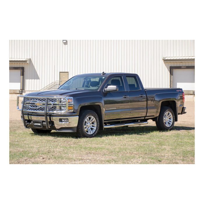 Luverne 240712 LUVERNE 240712 6 Inch Nerf Bars (Oval Tubular Polished Stainless Steel)-1 Pair - Truck Part Superstore