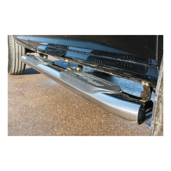 Luverne 240922 LUVERNE 240922 6 Inch Nerf Bars (Oval Tubular Polished Stainless Steel)-1 Pair - Truck Part Superstore