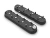 Holley 241-112 LS Valve Cover; Tall; Satin Black Finish; - Truck Part Superstore