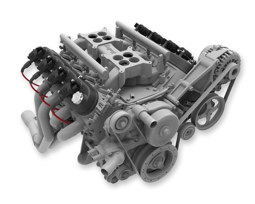 Holley 241-112 LS Valve Cover; Tall; Satin Black Finish; - Truck Part Superstore