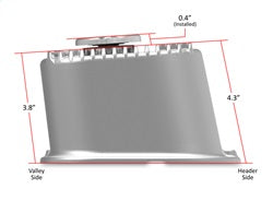 Holley 241-150 M/T Retro Aluminum Valve Covers - Truck Part Superstore
