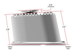 Holley 241-151 M/T Retro Aluminum Valve Covers - Truck Part Superstore